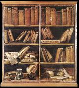 CRESPI, Giuseppe Maria Bookshelves dfg oil painting
